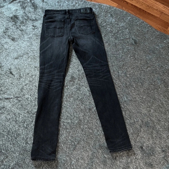 American Eagle Black next level Flex mens denim slim straight jeans Sz … - Picture 11 of 15